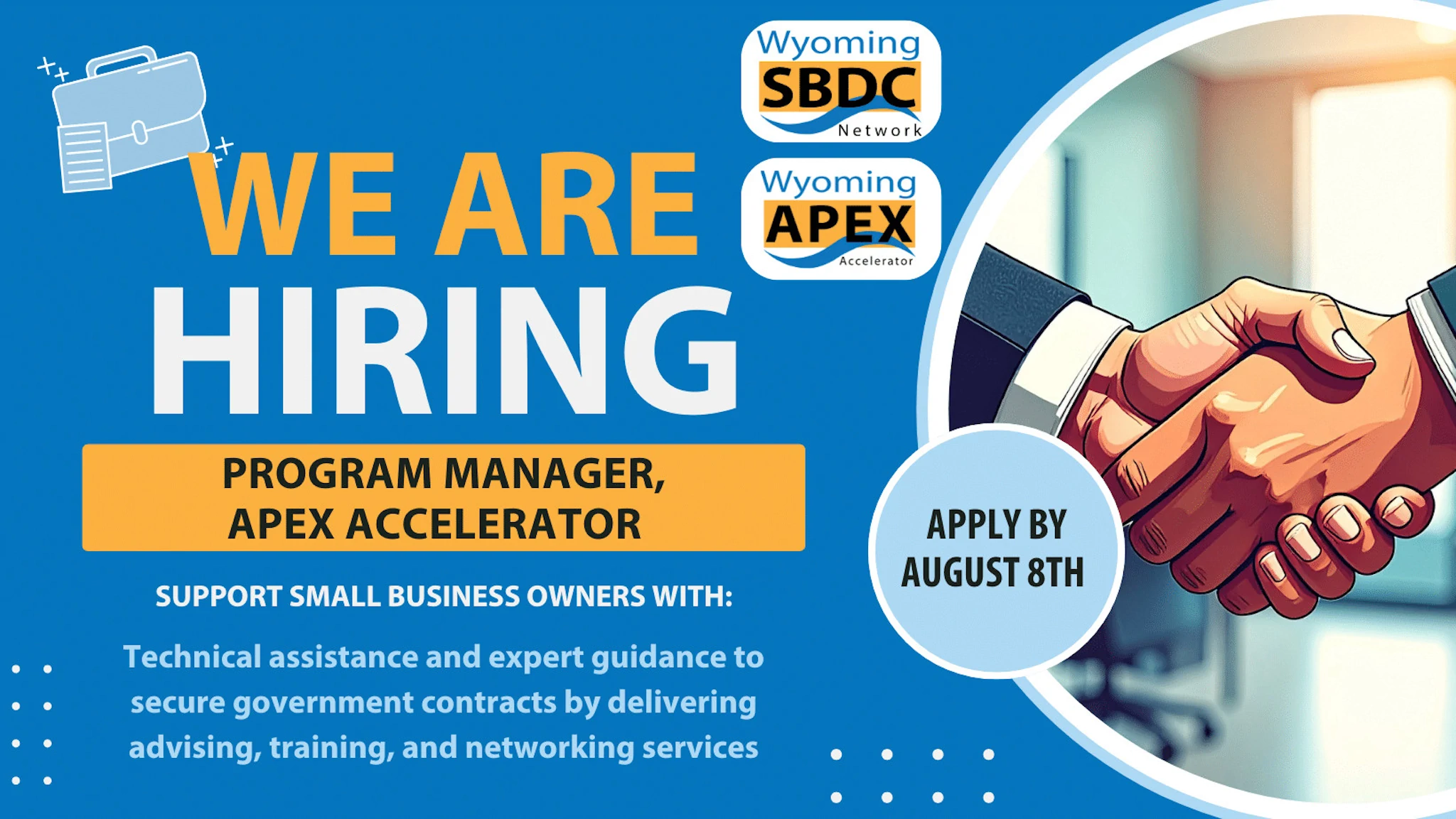 We're Hiring! Program Manager, APEX Accelerator