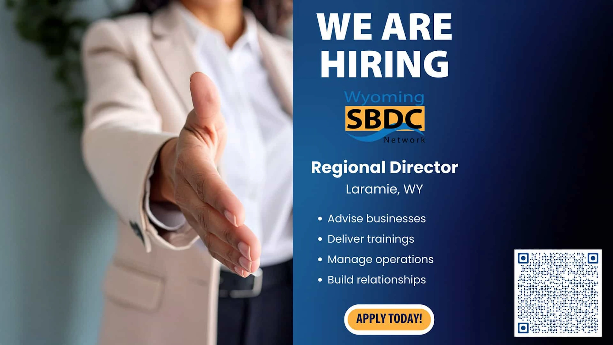 We're Hiring! Regional Director, Albany and Carbon Counties