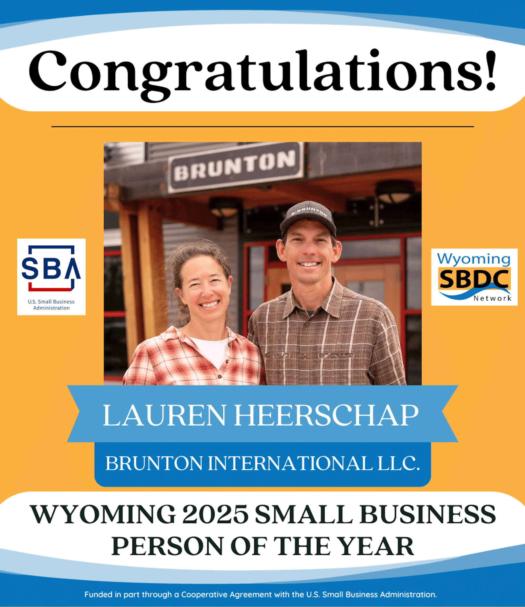 Lauren Heerschap Named Wyoming 2025 Small Business Person of the Year