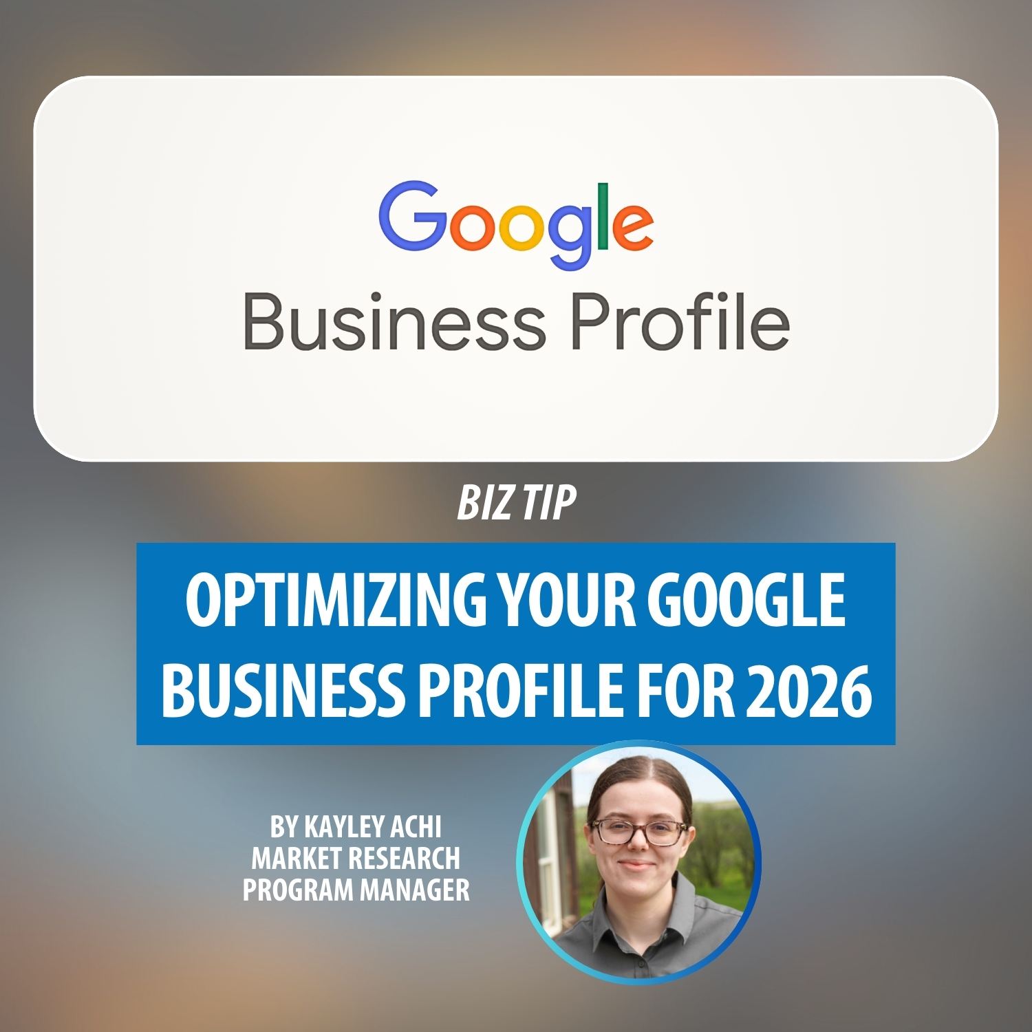 biz tip featuring photo of article author Kayley Achi