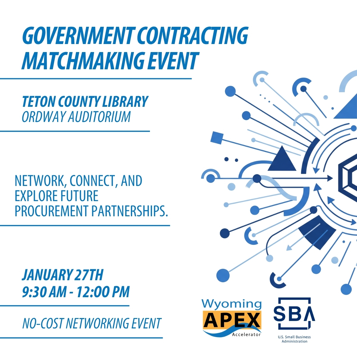 networking event with people talking in a group in a library